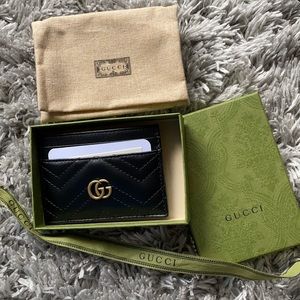 authentic gucci card holder brandnew